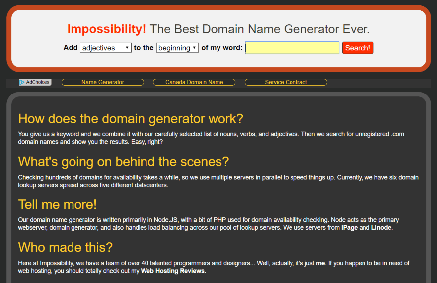 16 Impossibility