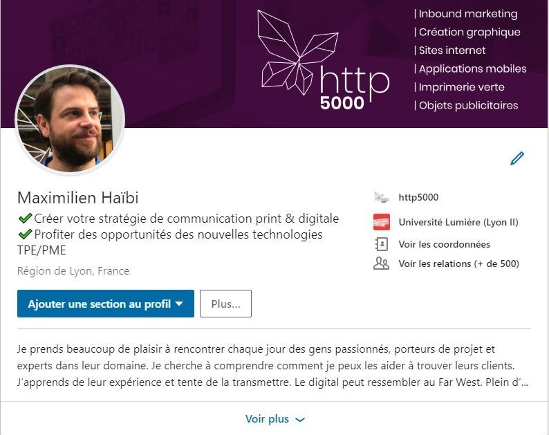 Titre linkedin