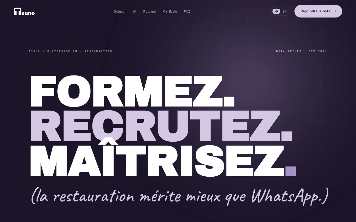 Site réalisé pour Tsuno